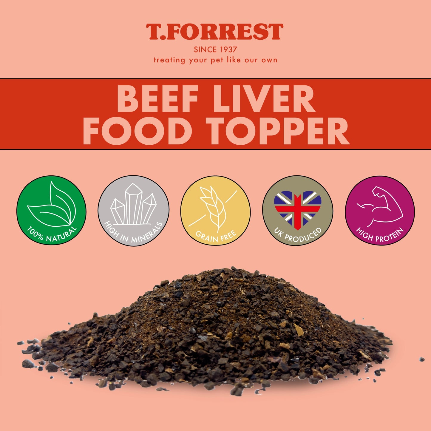 Health benefits of beef liver food topper