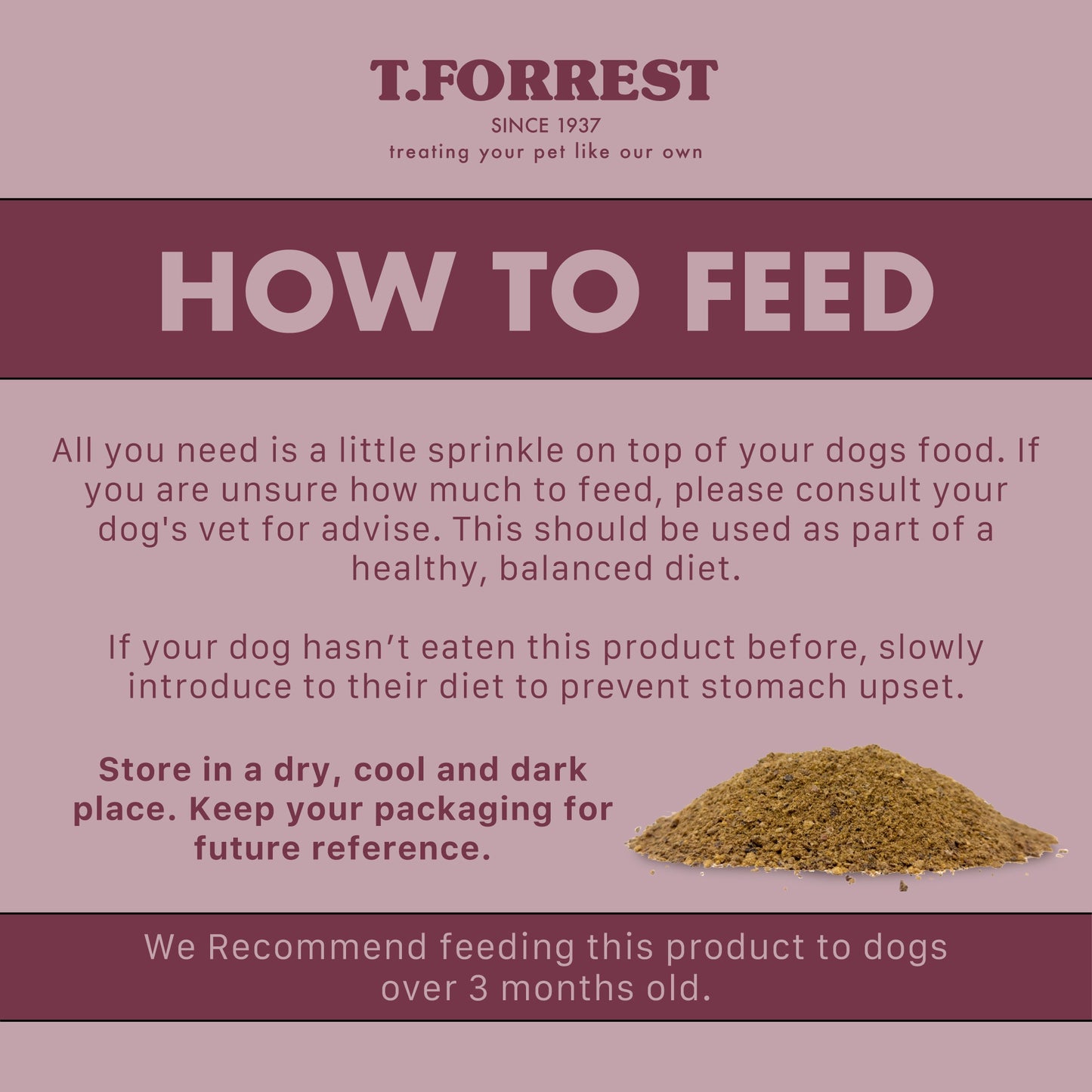 How to Feed buffalo lung food topper