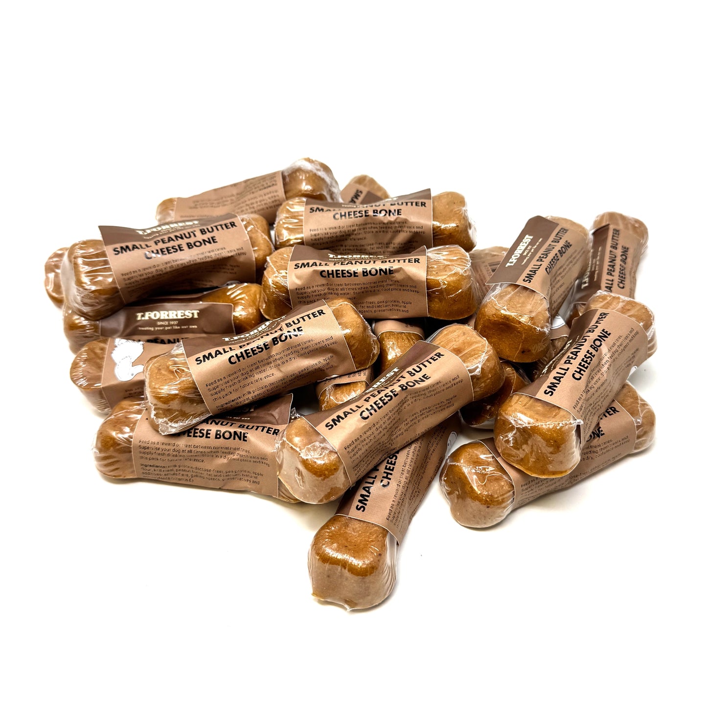 Small peanut cheese bones retail