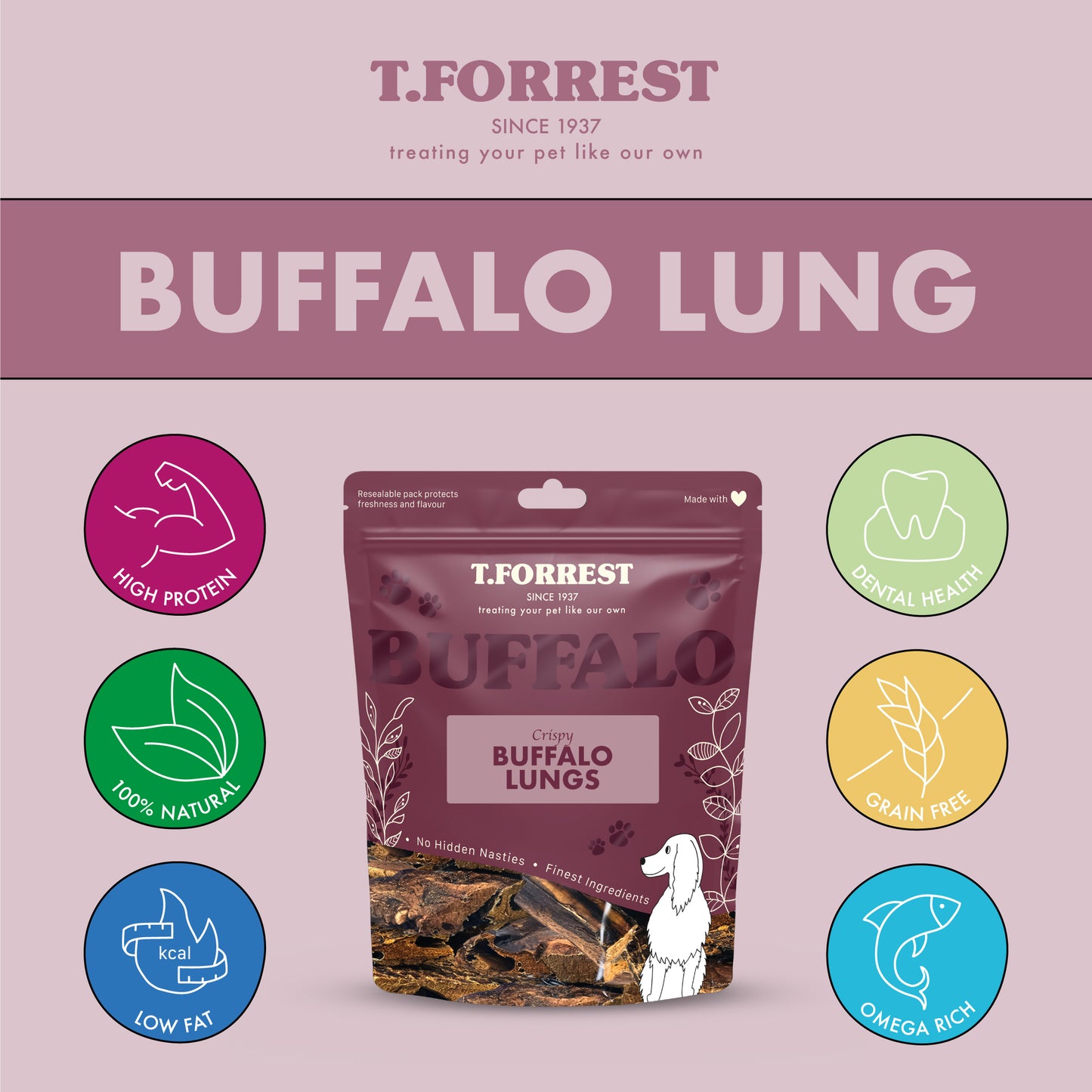 Benefits of buffalo lung for dogs