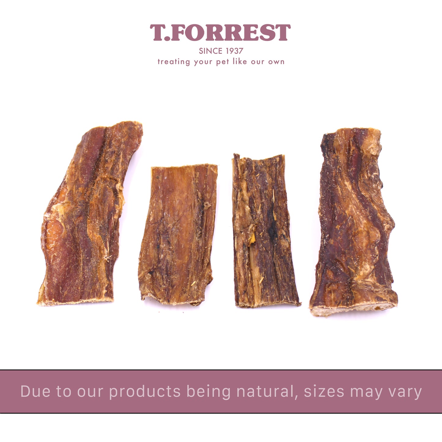 Buffalo jerky natural dog treats