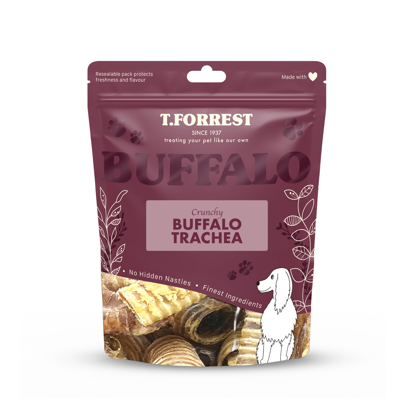 buffalo trachea dog treats