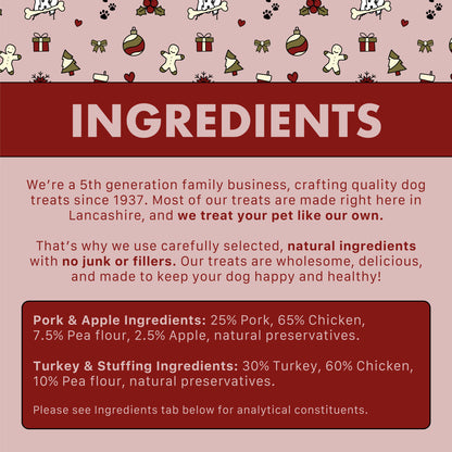 Jumbo Christmas Sausage Ingredients