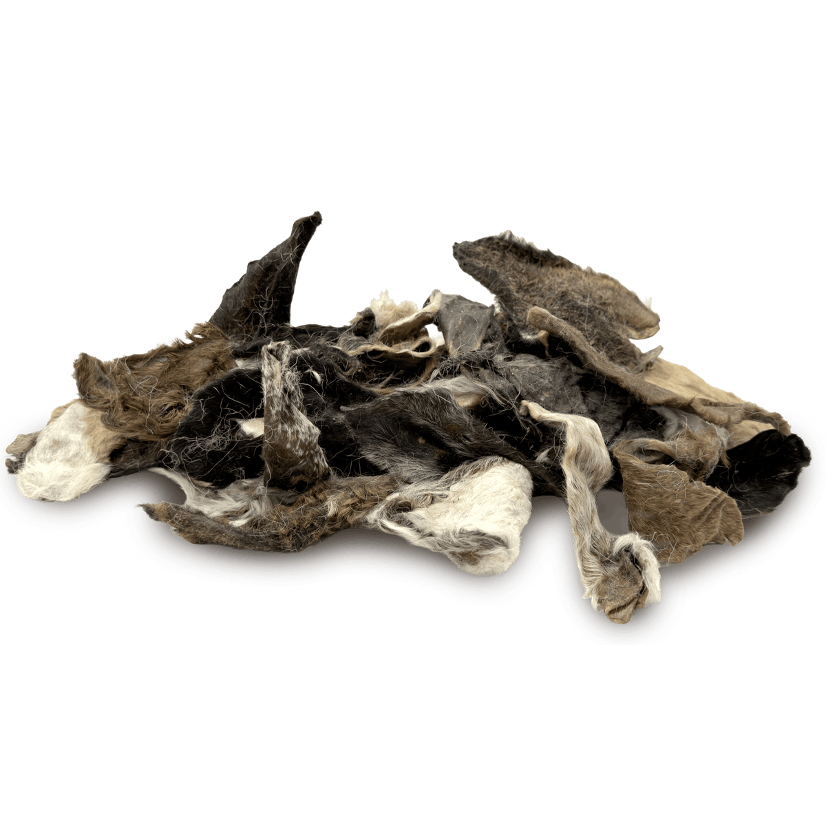 Bulk Goat Ears with fur dog treats