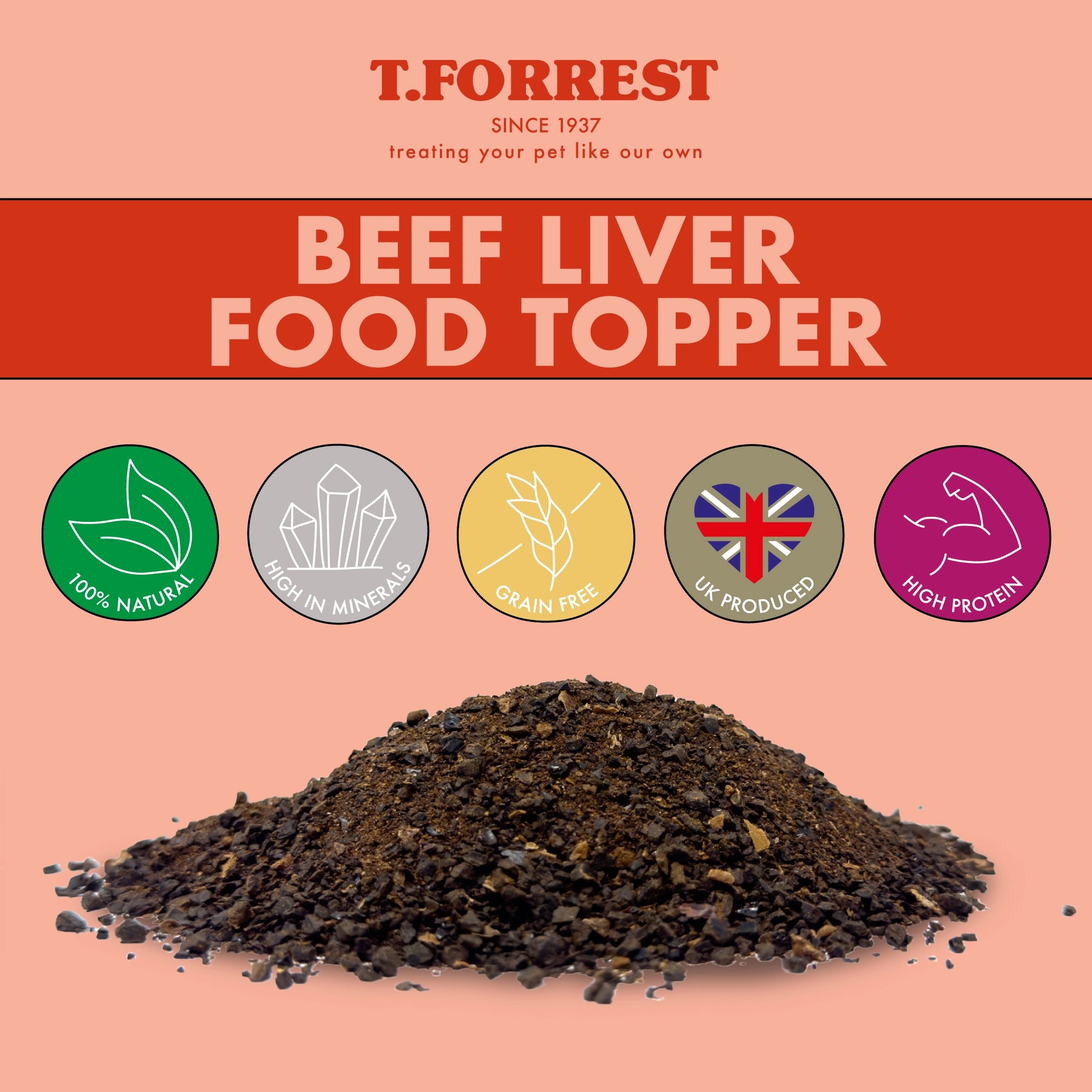 Health benefits of beef liver food topper