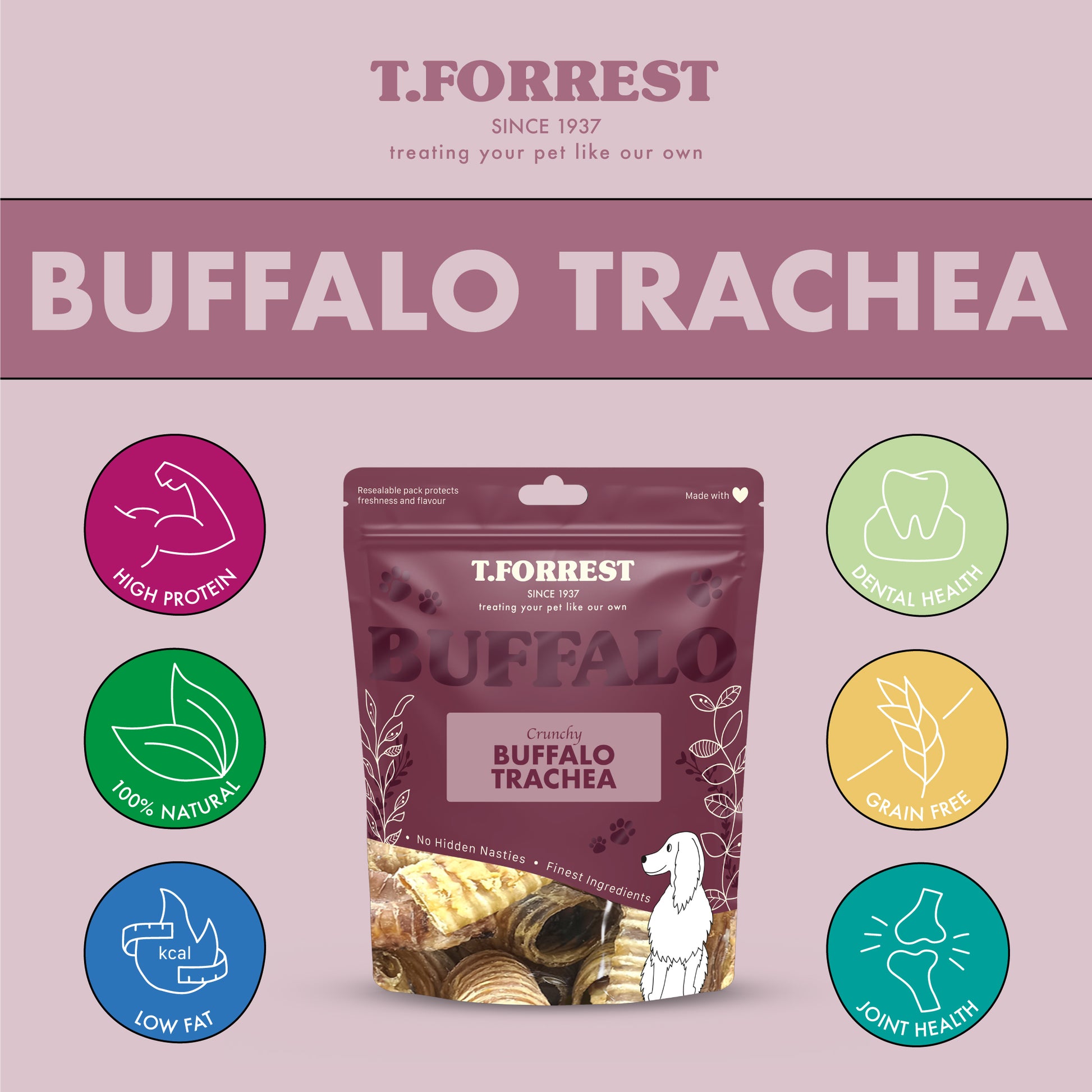 Health benefits of buffalo trachea