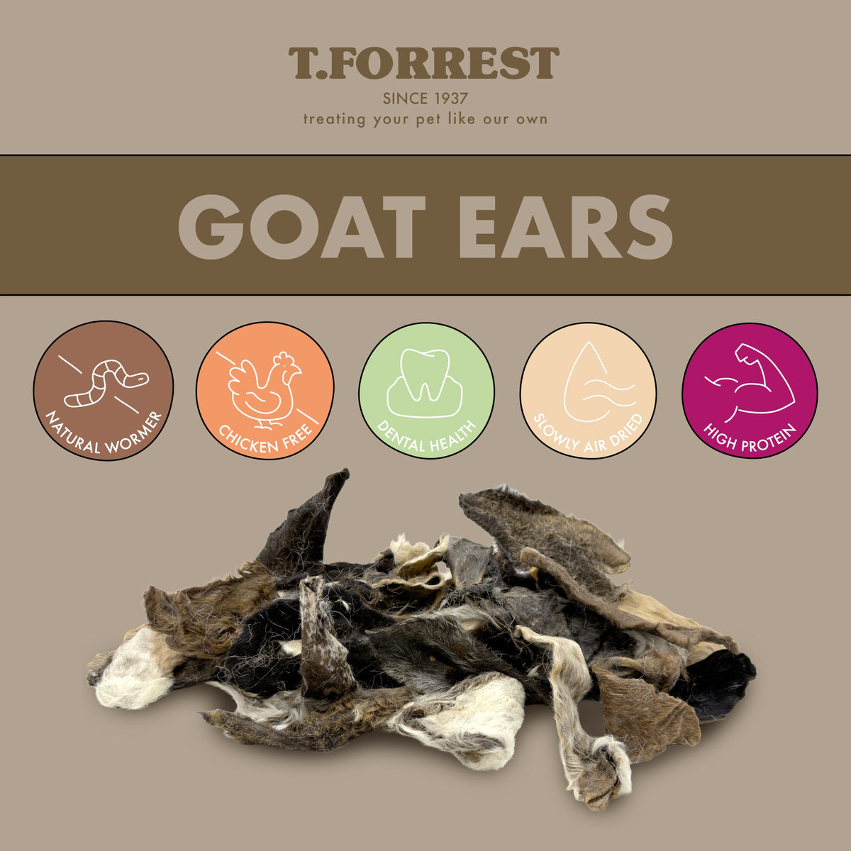 Health benefits of goats ears with fur