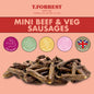 health benefits of mini beef and veg sausages