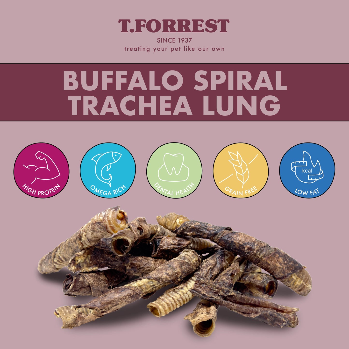 Spiral Buffalo Lung Benefits for dogs