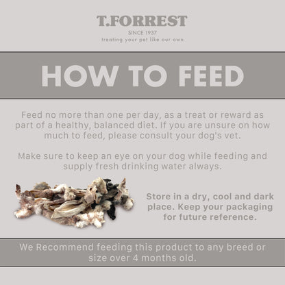 How to feed your dog rabbit ears with fur