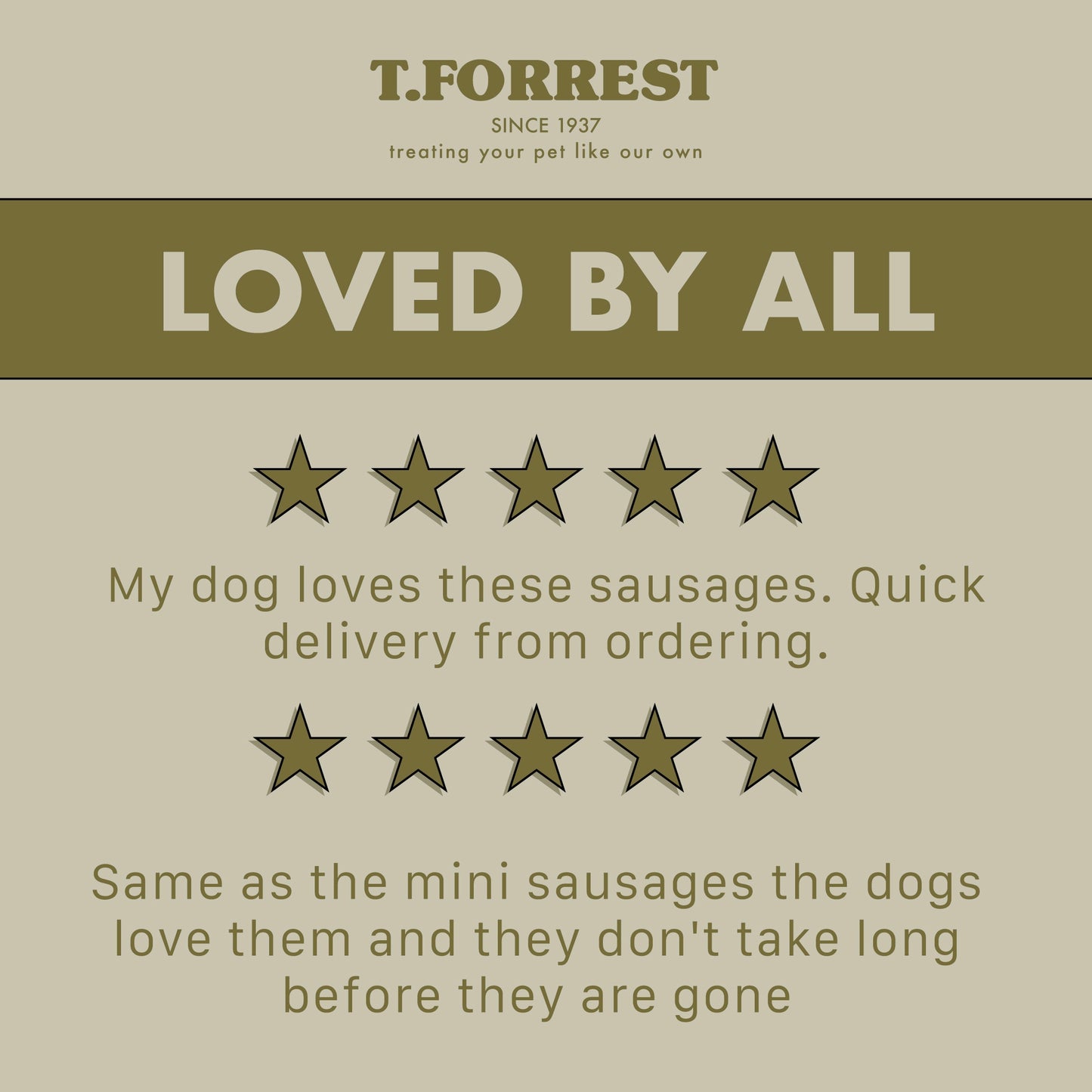 Jumbo Sausages for dogs reviews