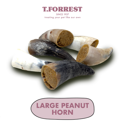 Large Peanut Filled Horn