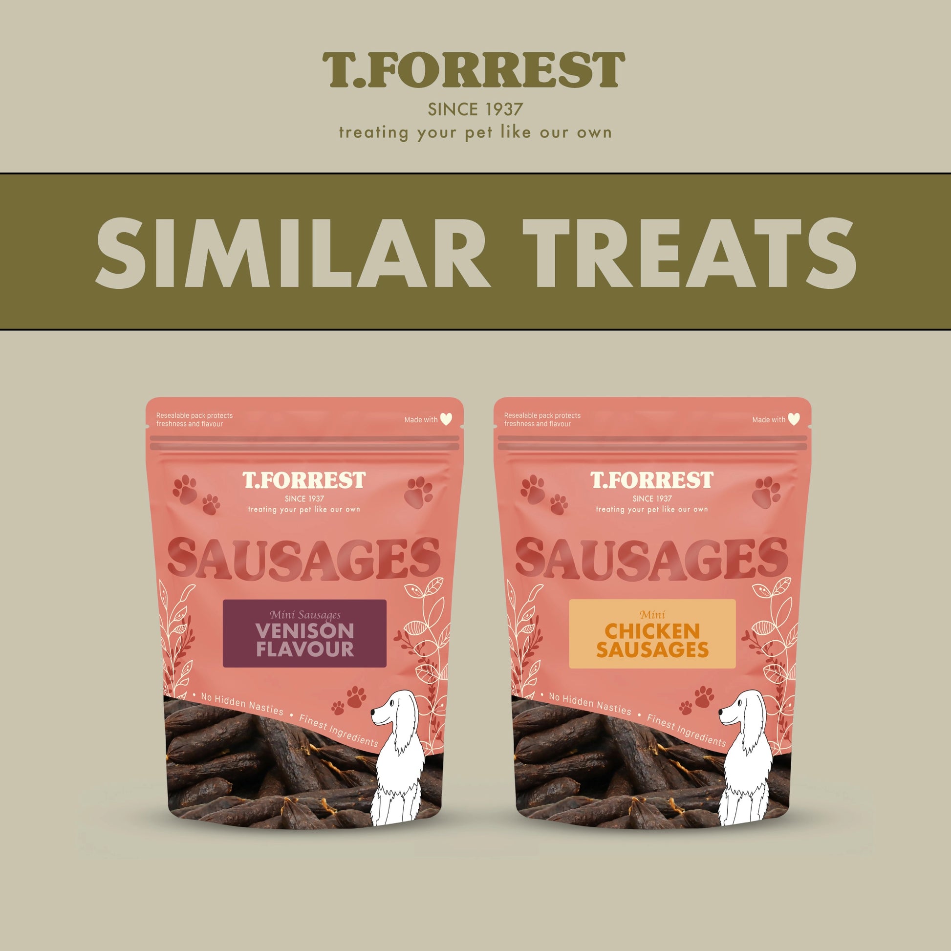 Similar dog treats to jumbo sausages trade prices